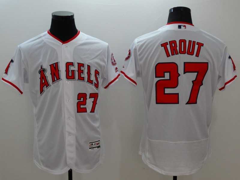 Los Angeles Angels of Anaheim #27 Mike Trout White 2016 Flexbase Authentic Collection Stitched Jersey,We sell and wholesale Los Angeles Angels of Anaheim #27 Mike Trout White 2016 Flexbase Authentic Collection Stitched Jersey on line form chian!